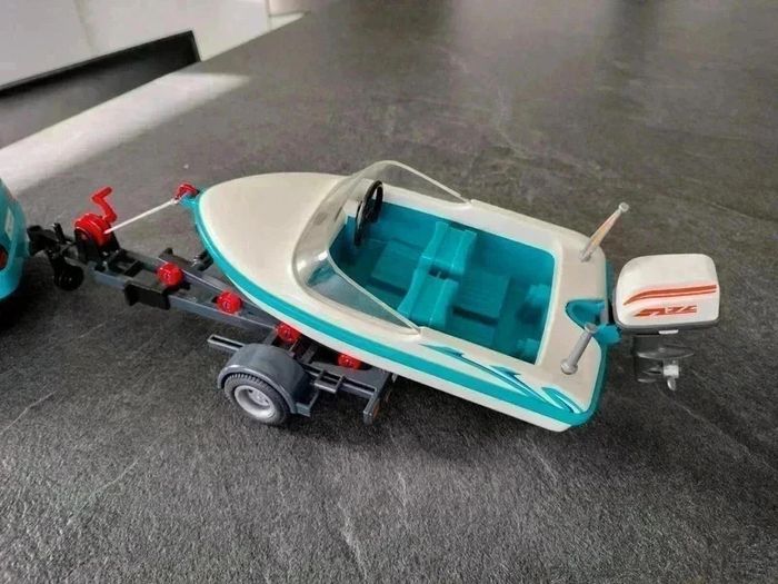 20 € 🚤 Playmobil 6864 – Voiture avec Bateau 🚤 - photo numéro 4