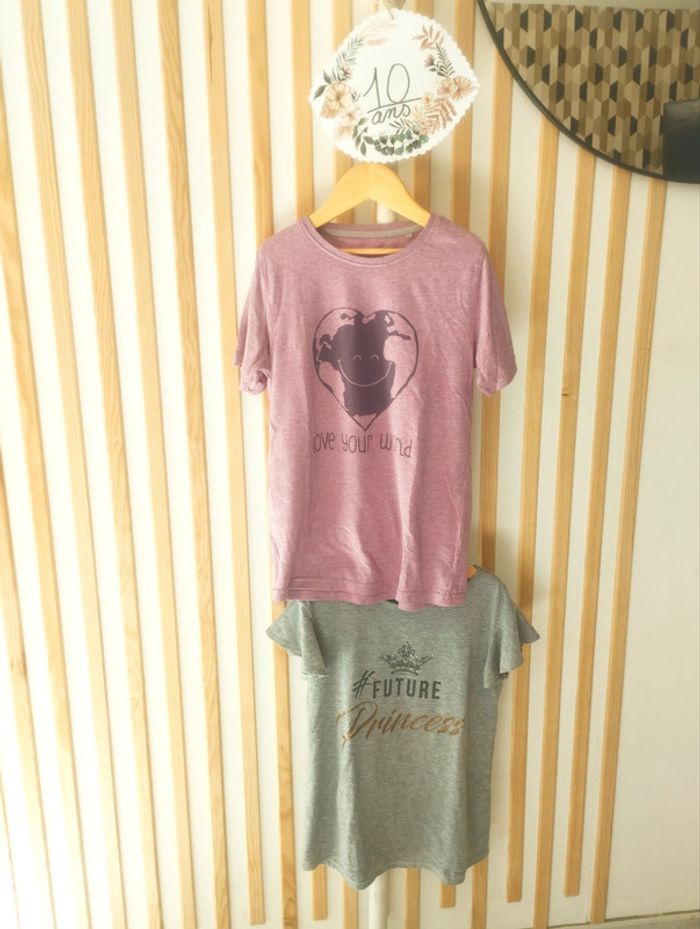 Lot t-shirts TU 10ans