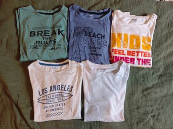 Lot t-shirts MC 12 ans 