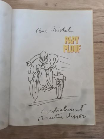 Papy plouf dédicacé Martin Veyron