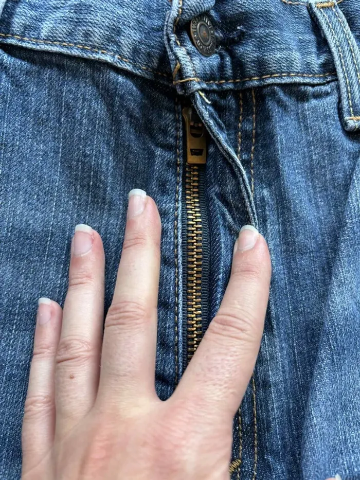 Jean Levi’s 559 Homme XL 46/48 W36 L36 bleu Relaxed straight droit Mexique 00s y2k grande taille - photo numéro 7