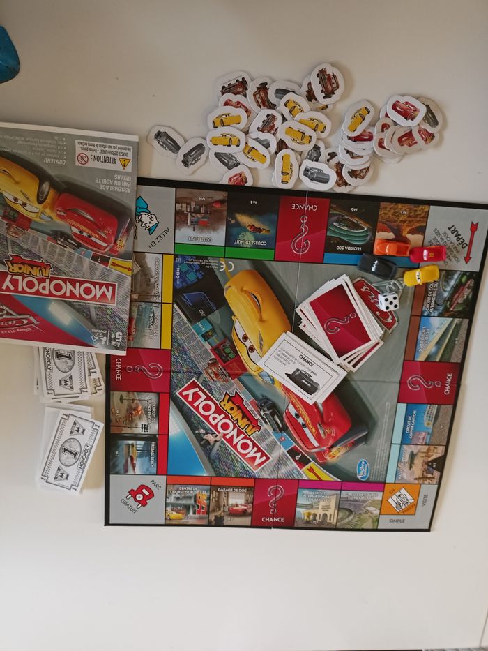 Monopoly junior cars 3 hasbro complet - photo numéro 3
