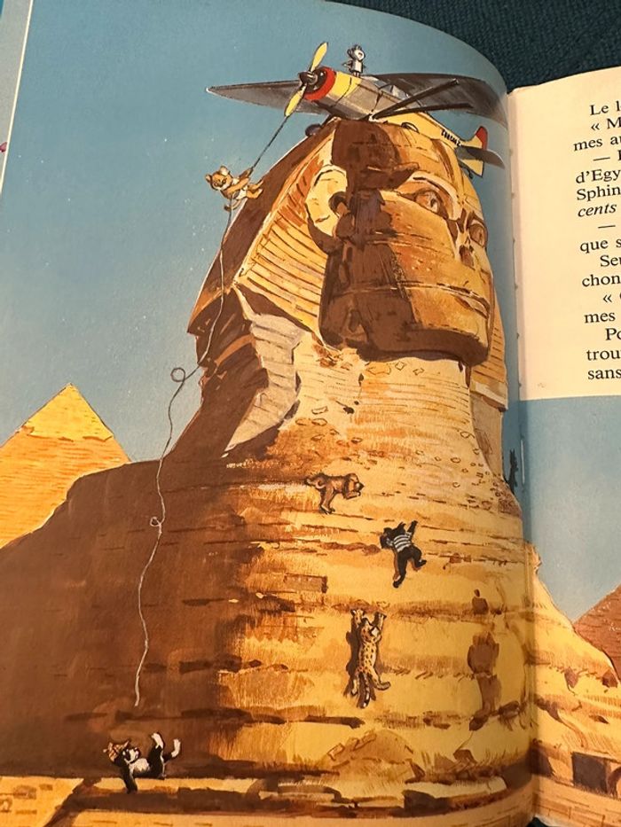Livre très rare Caroline en Égypte ancien vintage bd album Pierre Probst - photo numéro 3
