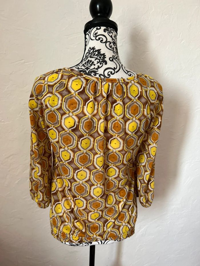 Très beau top manches 3/4 style année 80 🥰 taille 36 promod - photo numéro 2