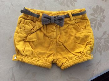 Short Orchestra et ceinture 6 mois