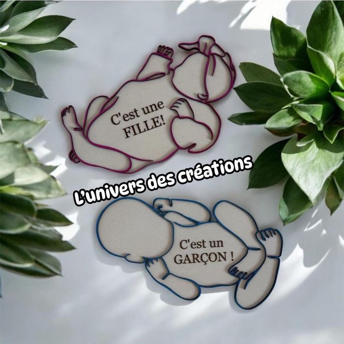 Bebé en bois baby shower