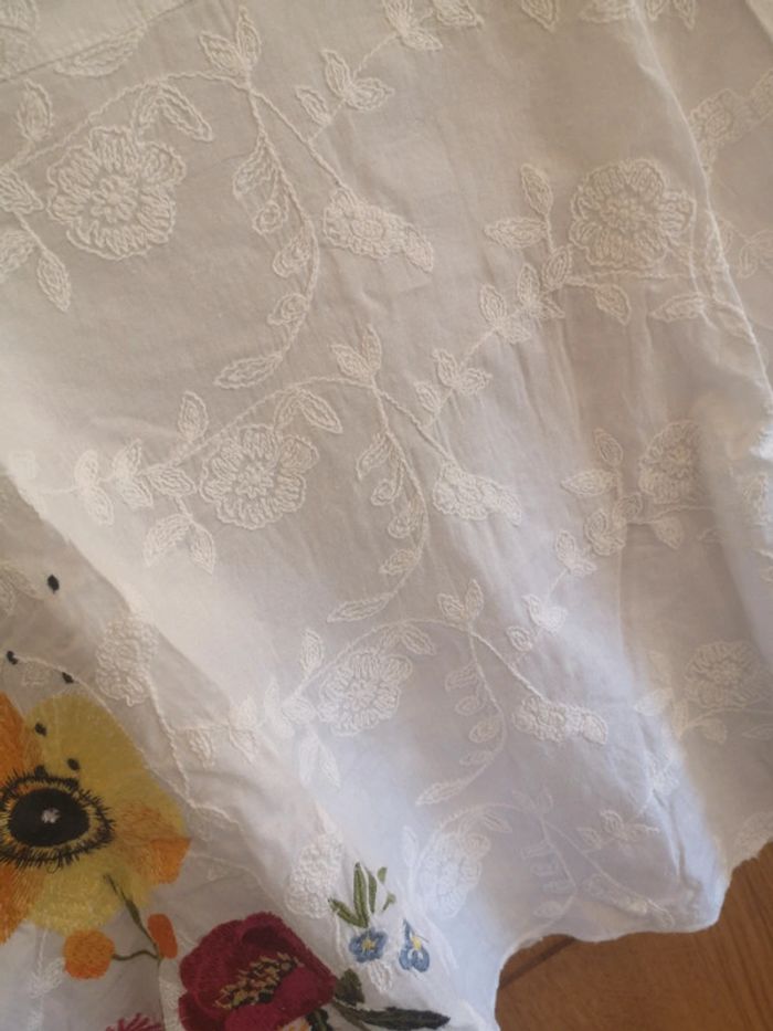 Robe Catimini en blanc colorée 6 ans - photo numéro 4