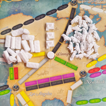 Trains Bateaux blanc pour les aventuriers du rail autour du monde