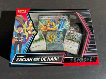 Coffret Zacian ex de Nabil Aventure ensemble Ev9
