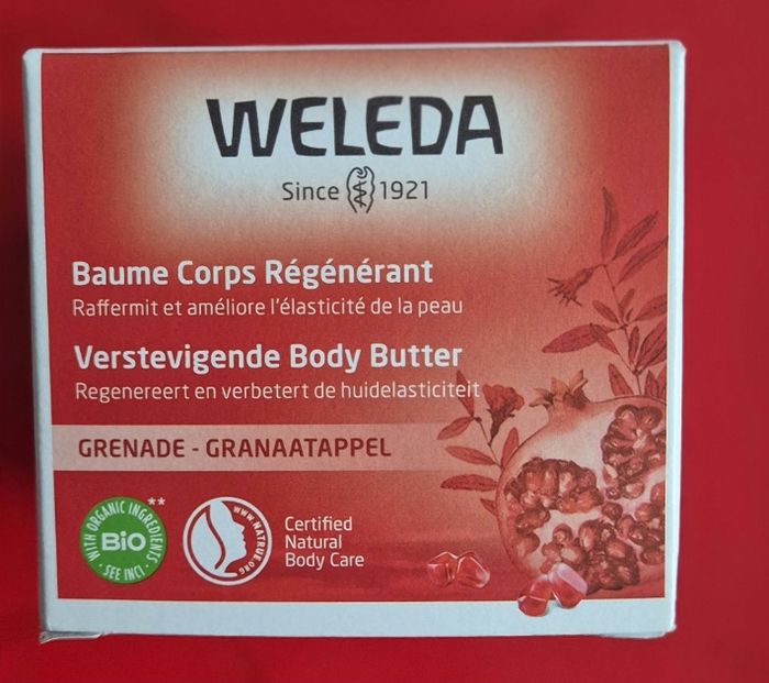 Baume corps régénérant grenade weleda