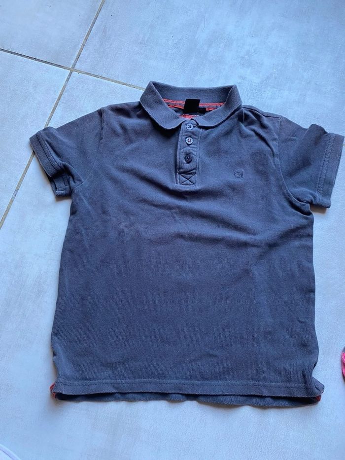Polo Bikool gris et rouge