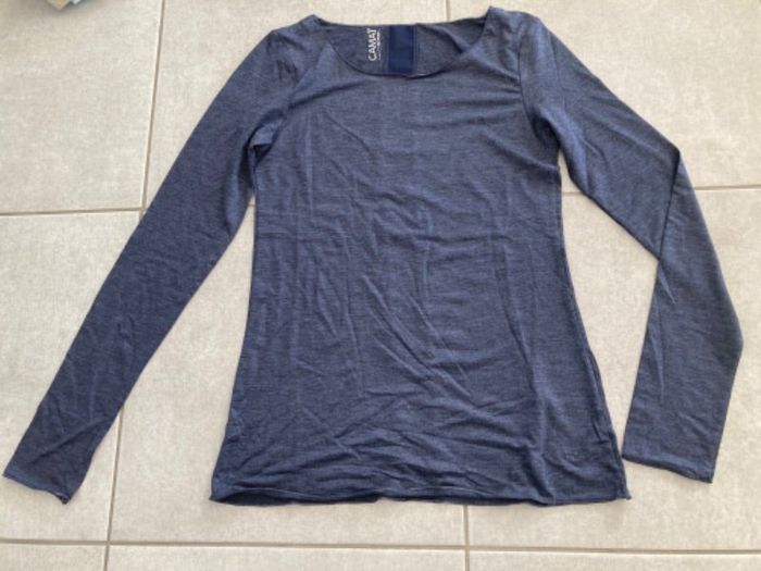 Haut ML camaïeu T.S bleu