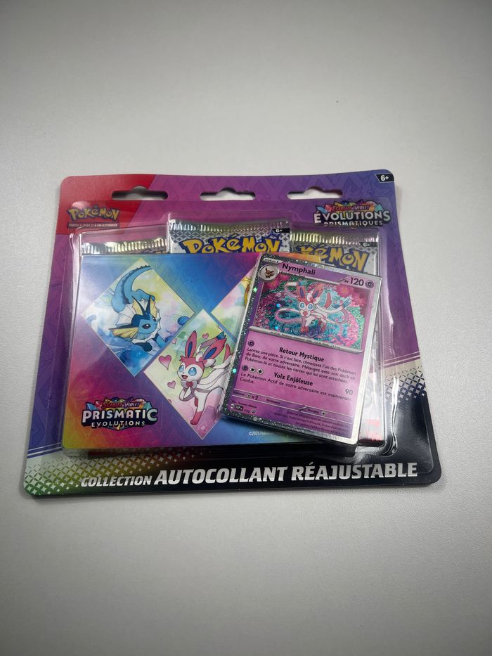 Tri pack Pokémon évolution prismatique nymphali EV8.5 français scellé