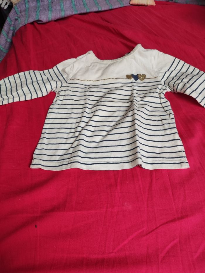 Tee-shirt manches longues bébé fille