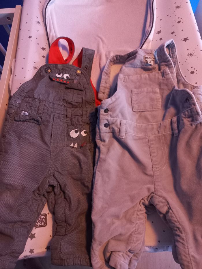 Deux salopettes 6 mois