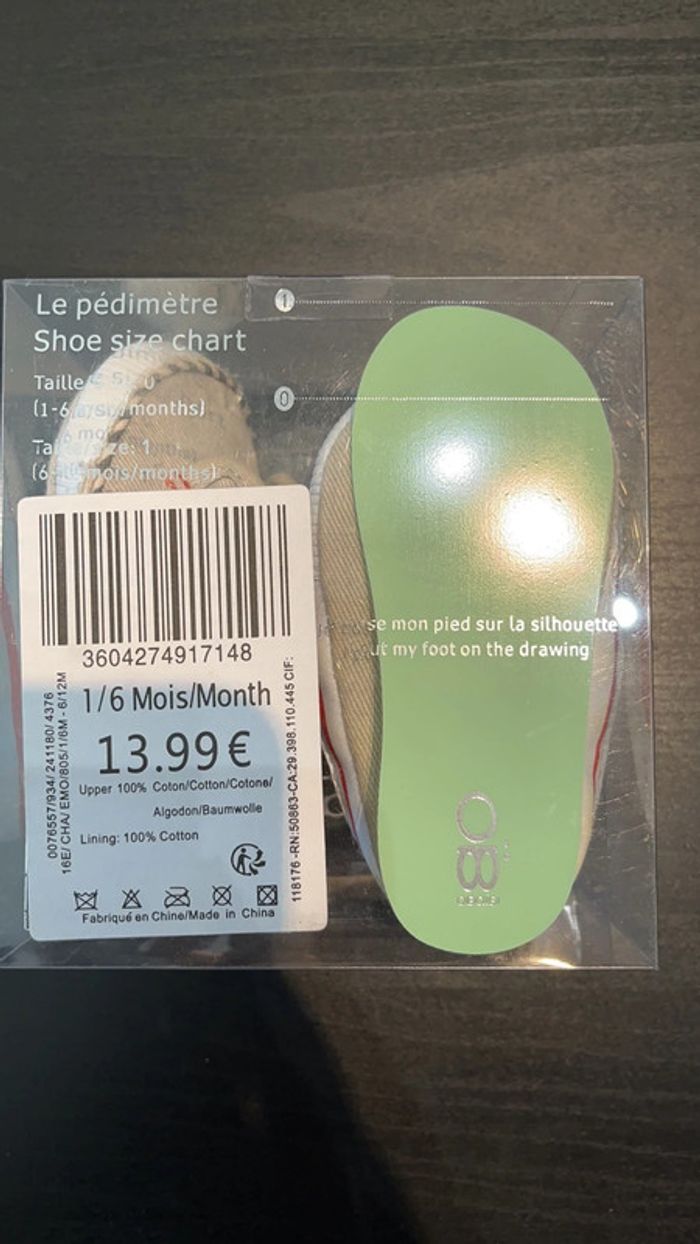 Chaussures bébé 1-6 mois Obaïbi - photo numéro 2