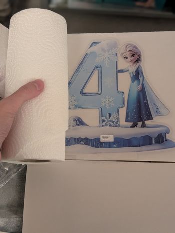 Topper gâteau reine des neiges 4