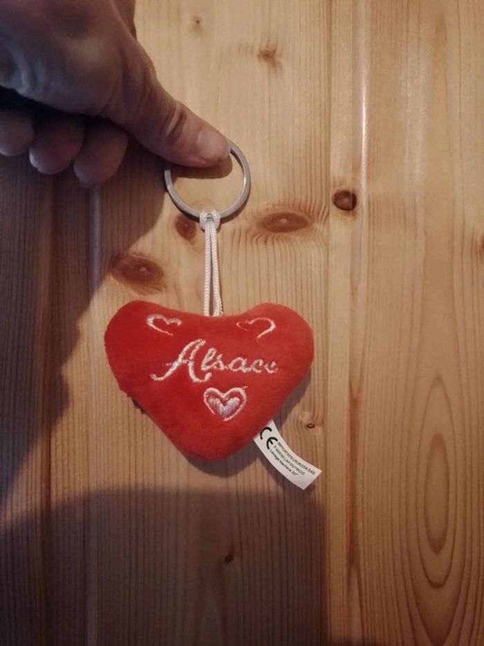 Porte clé Alsace cœur - photo numéro 2