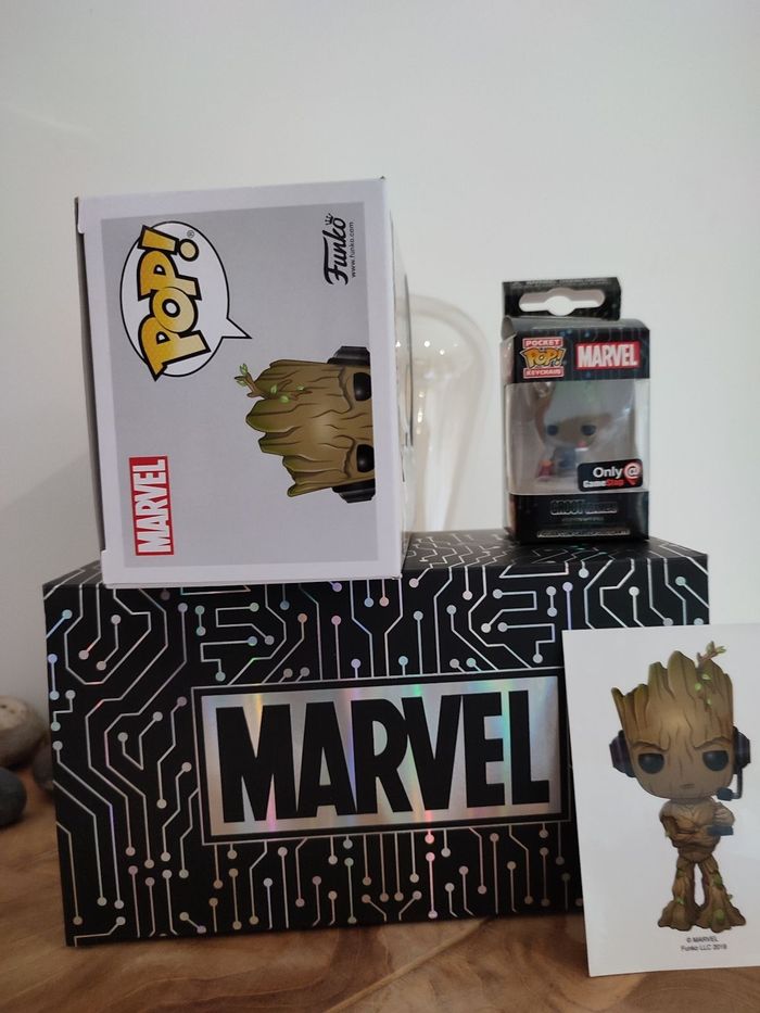 Box funko pop groot gamer chase - photo numéro 5