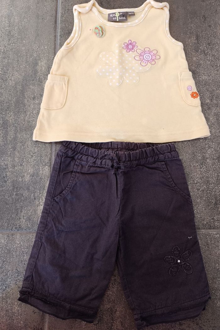 Ensemble fille 3 Mois