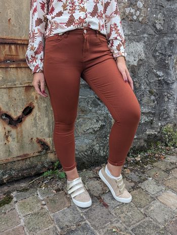 Jean slim Grenoble terracotta
Taille 42