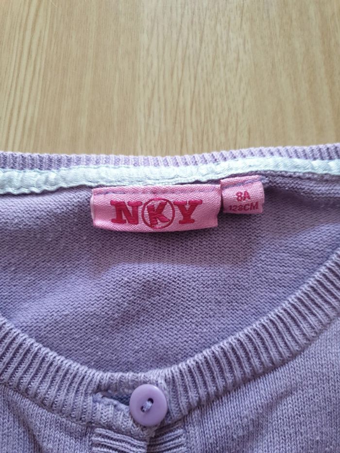 gilet violet 8 ans - photo numéro 2