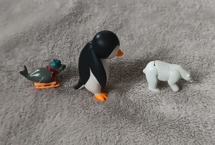 Lot de 3 Figurines Animaux Polaires