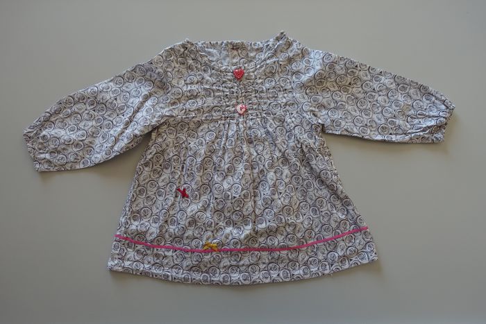 Blouse imprimée bébé fille 12 mois