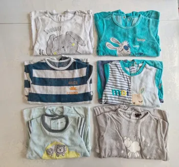 Gros lot pyjama velours hiver chaud 18 mois