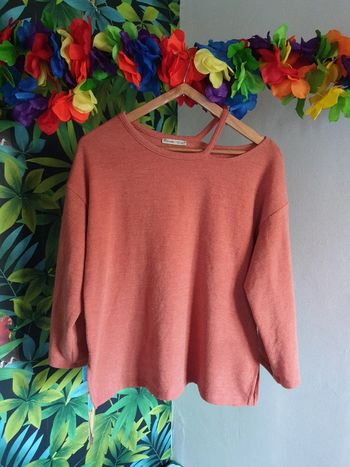 Pull effet col detaché