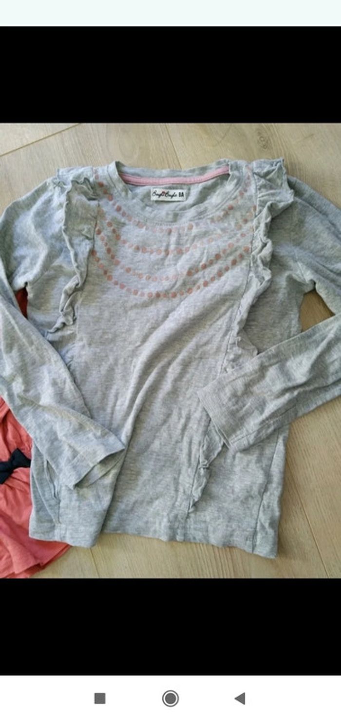 Lot tee-shirt 8 ans fille - photo numéro 3