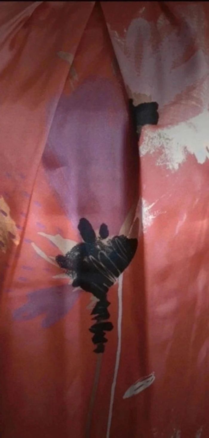Tunique fleurie Promod rouge taille 38 - photo numéro 3