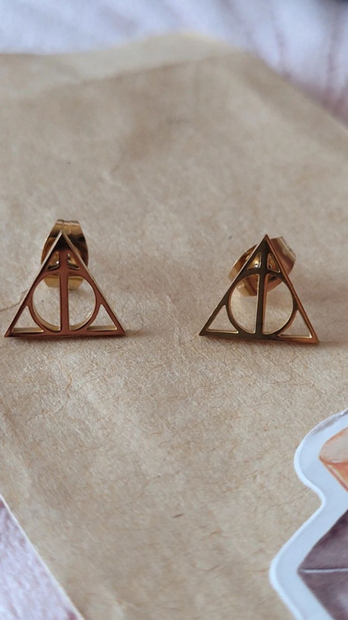 Boucles d'oreilles harry potter
