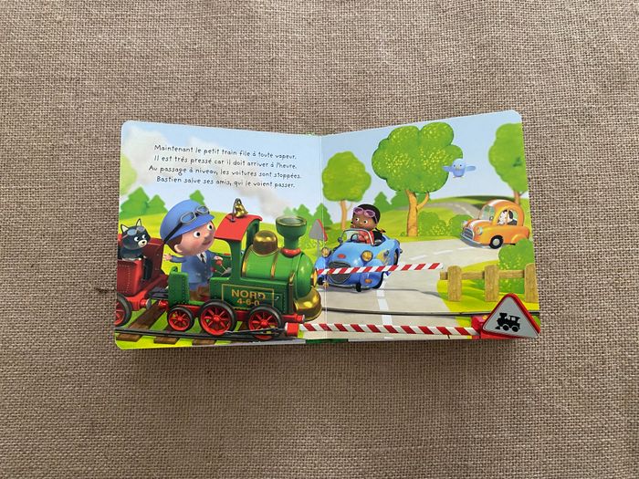 Livre Le train de Bastien P'tit Garçon Fleurus - photo numéro 3