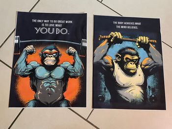 Affiche fitness motivation sportif