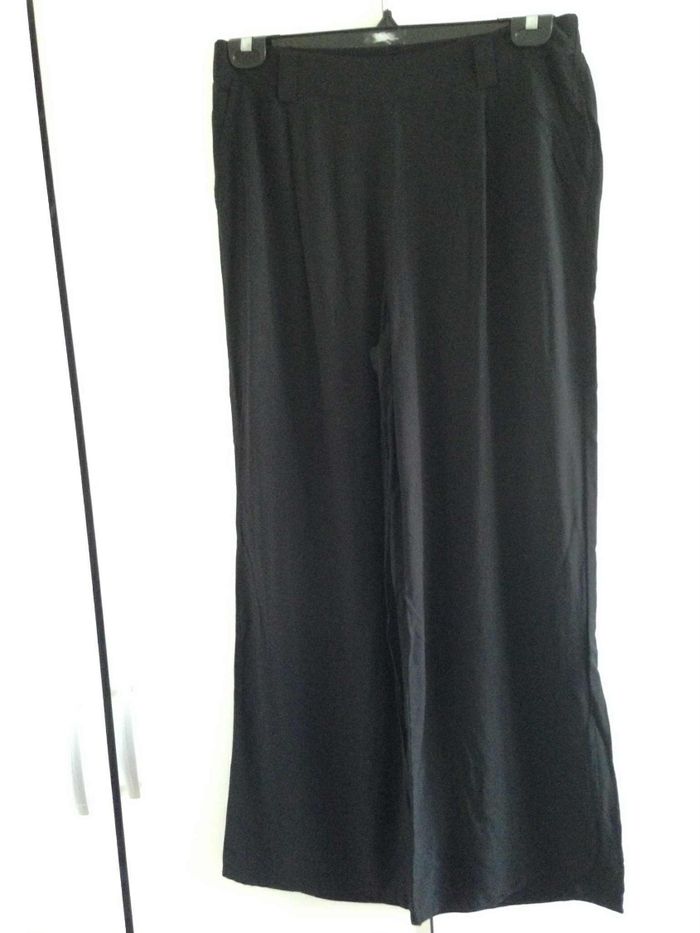 Pantalon taille haute jambes larges gemo 42