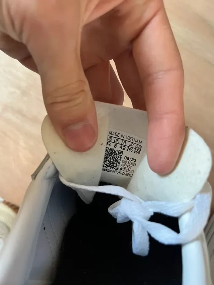 Adidas Gazelle Bold White Black 42 - photo numéro 3