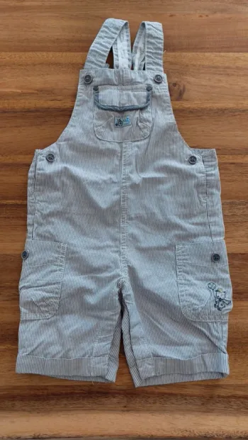 Salopette short 12 mois