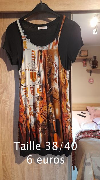 Tunique imprimée Taille unique