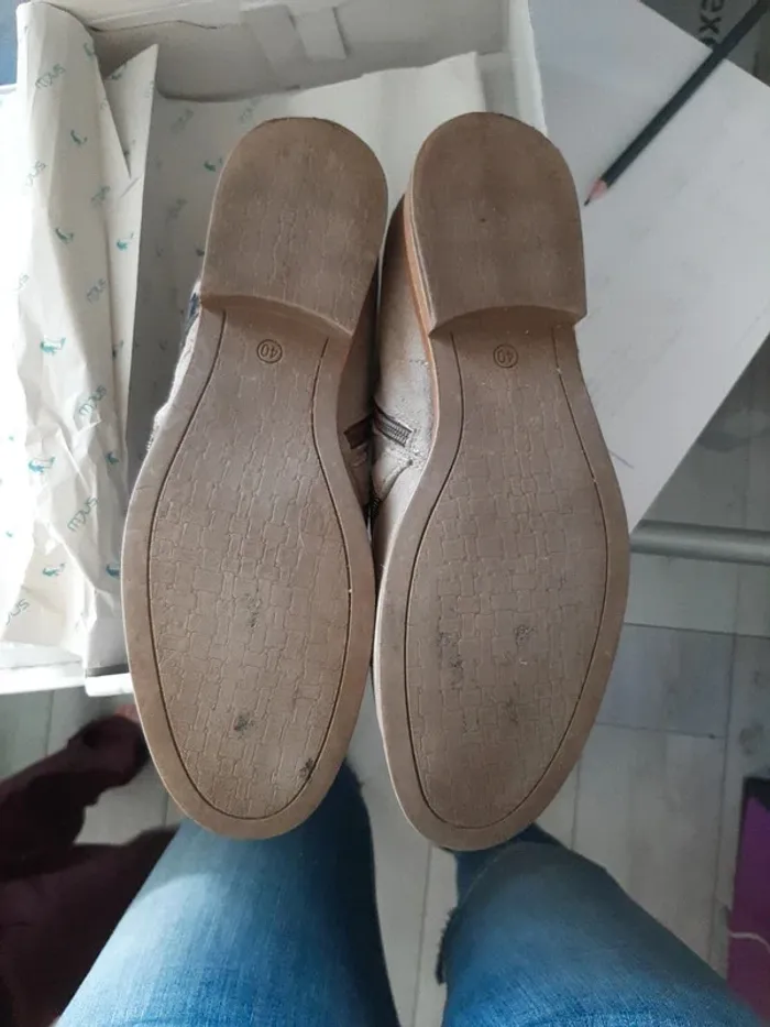 Chaussures bottines femme pointure 40 mjus - photo numéro 9