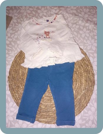 Ensemble fille 9mois Sergent major