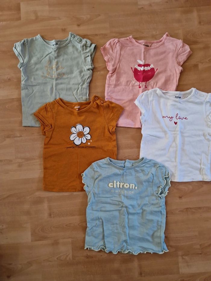 Lot t-shirt 6mois