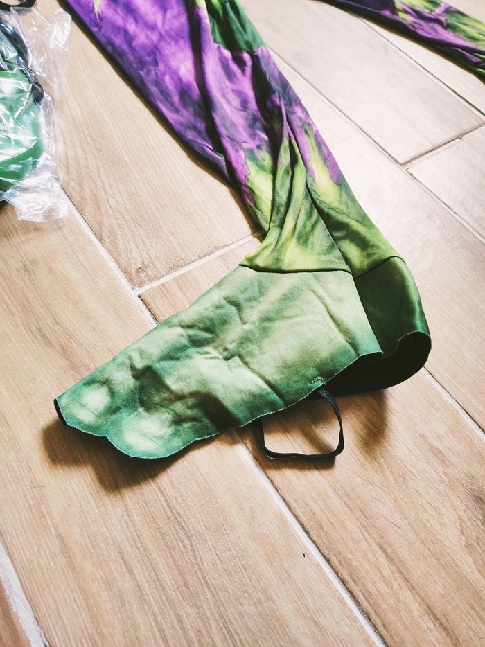 🧌Déguisement /costume avec masque Hulk Marvel Avengers pour enfant - photo numéro 5