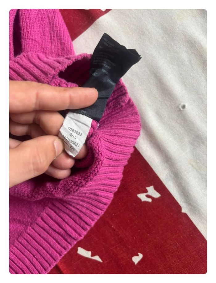 Pull Torsadé Tommy Hilfiger taille xs rose fushia - photo numéro 9