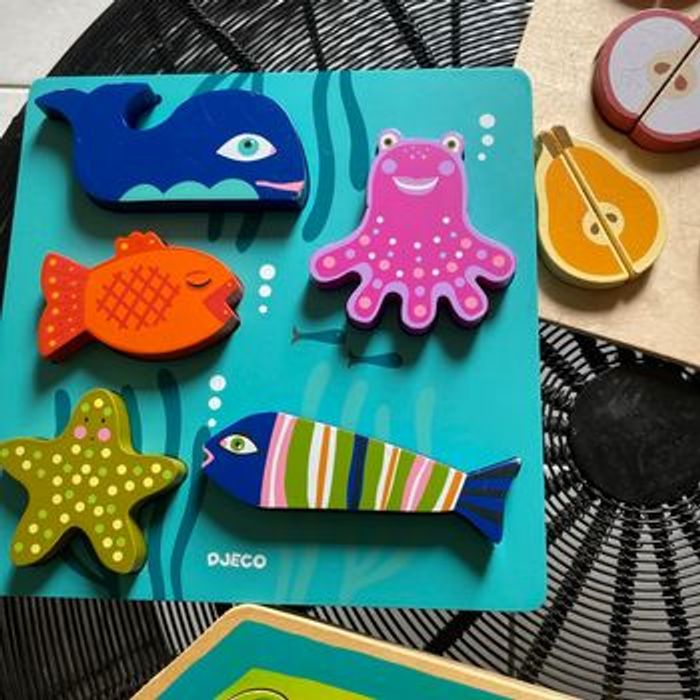 Lot puzzle bois Jarod et djeco - photo numéro 4