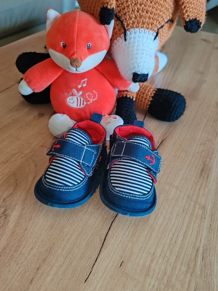 Chaussures garçon neuves freemouss 17 bleu et rouge - photo numéro 7