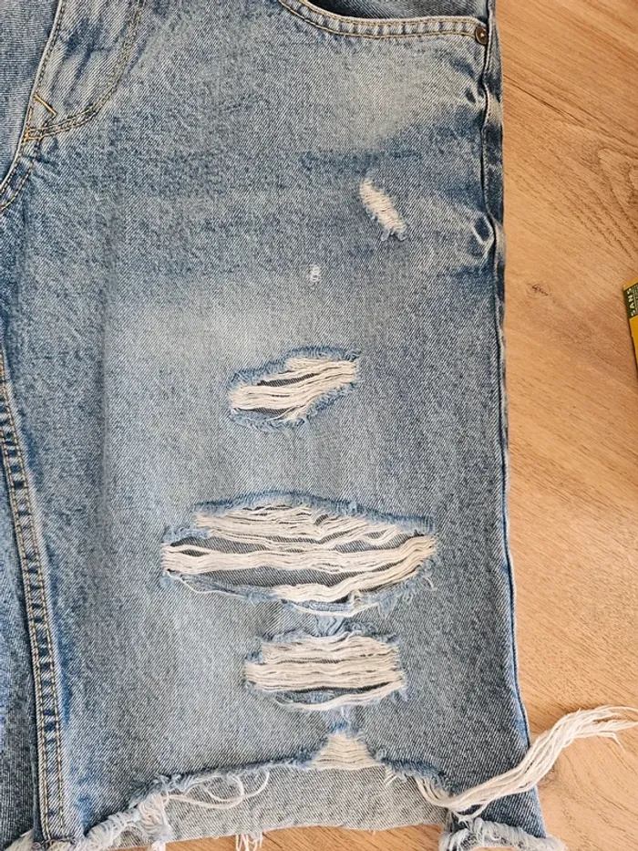 Short jean bleu FSBN homme taille M - photo numéro 12