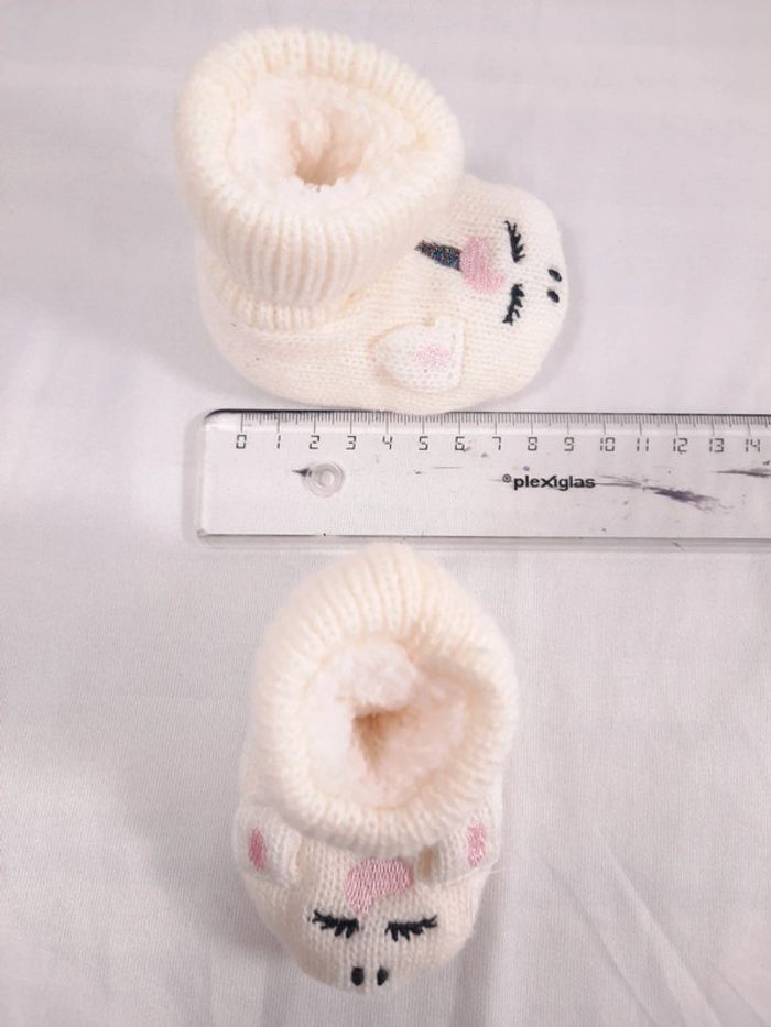 Chaussons Licorne, 9 cm, naissance
