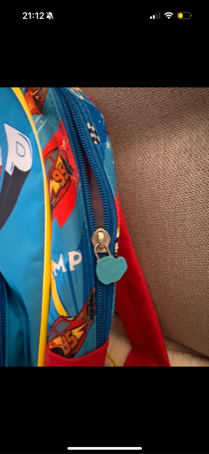 Sac à dos maternelle cars - photo numéro 4