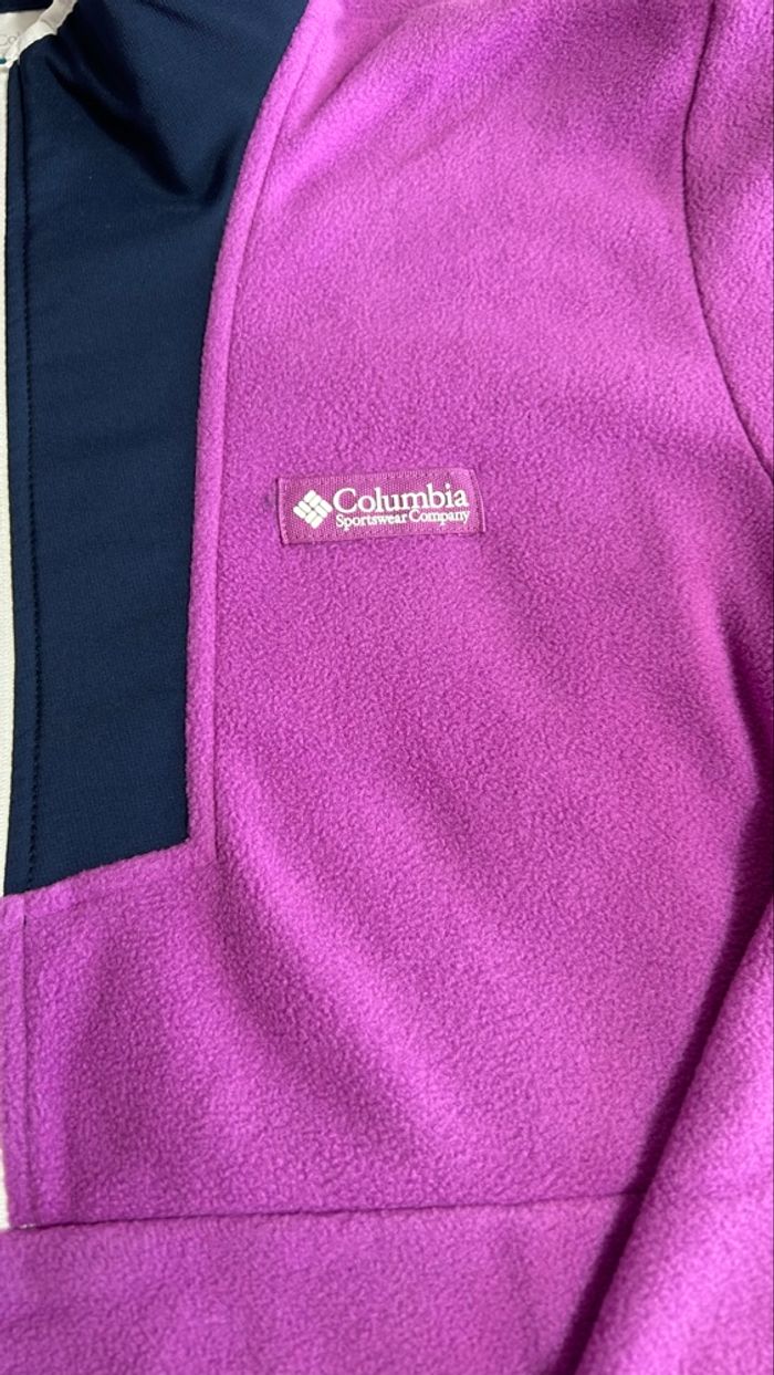 Polaire Columbia sequoia grove violet taille M - photo numéro 2